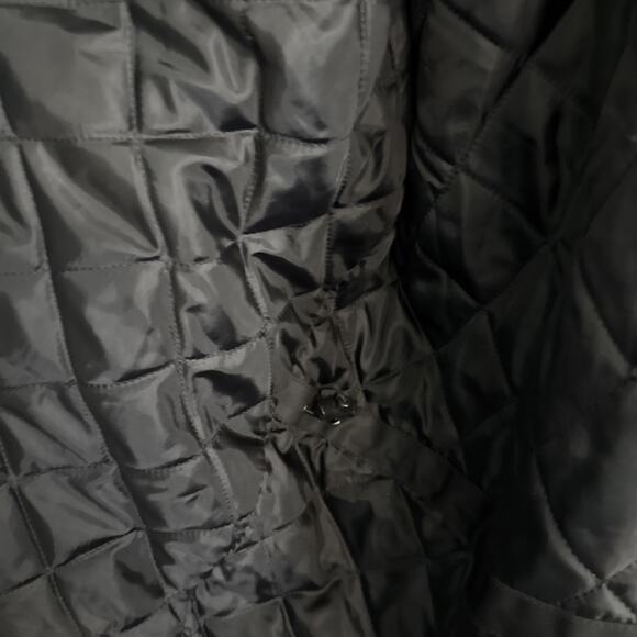 CAT Caterpillar Workwear Men’s Jacket Black Hooded Quilted Lined Insulated 2XL - Picture 6 of 6